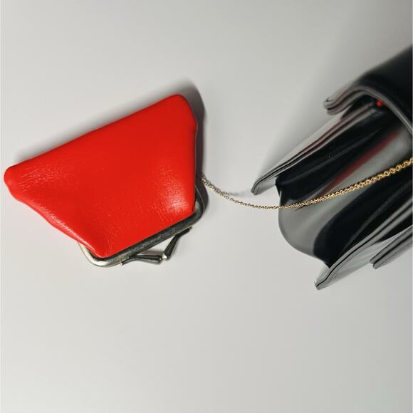 Vintage 1960s Koret Structured Leather Bag Minimalist Collectible Mint Condition - Picture 4 of 16